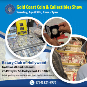 Gold Coast Coin Club - Sunday April 5th, 2026